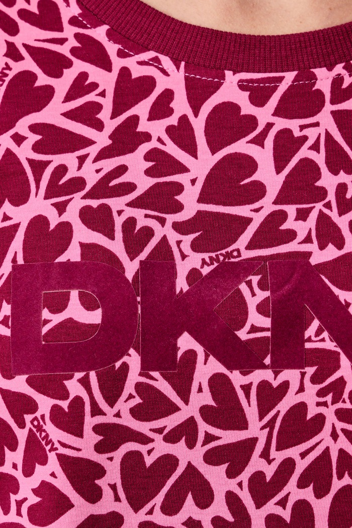 DKNY Piżama dwuczęściowa damska z bawełną YI80140F