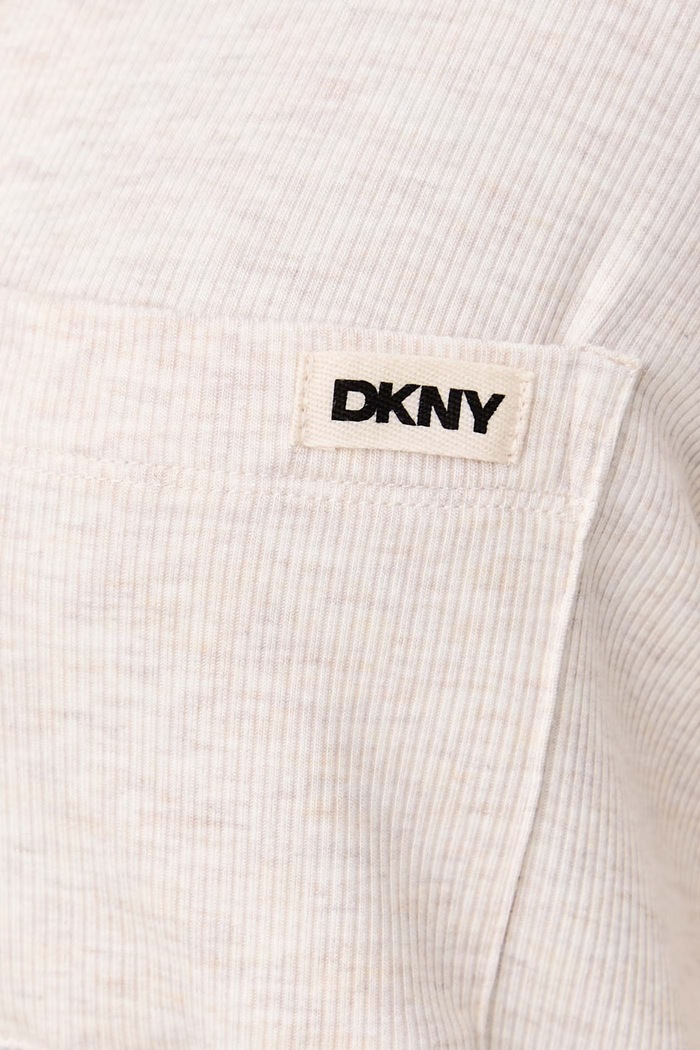 Piżama damska z wiskozy DKNY beżowy YI90136