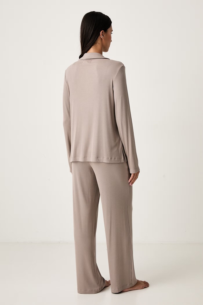 Îmbrăcăminte DKNY Pijama pentru femei din vâscoză YI90136 bej