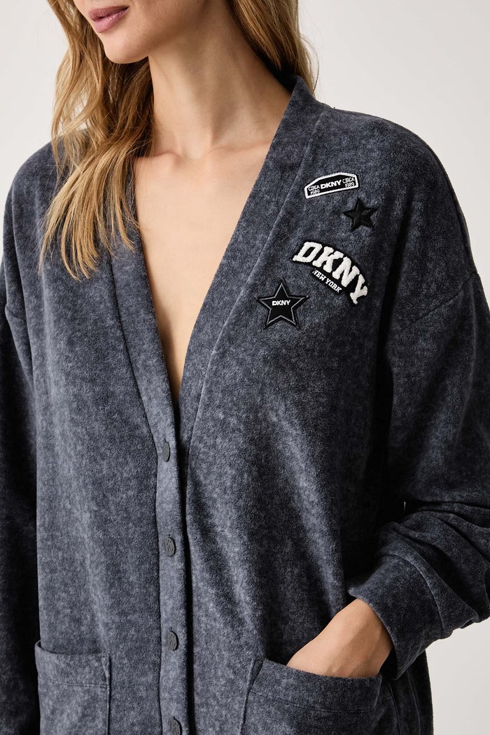 Piżama damska DKNY szary YI00130