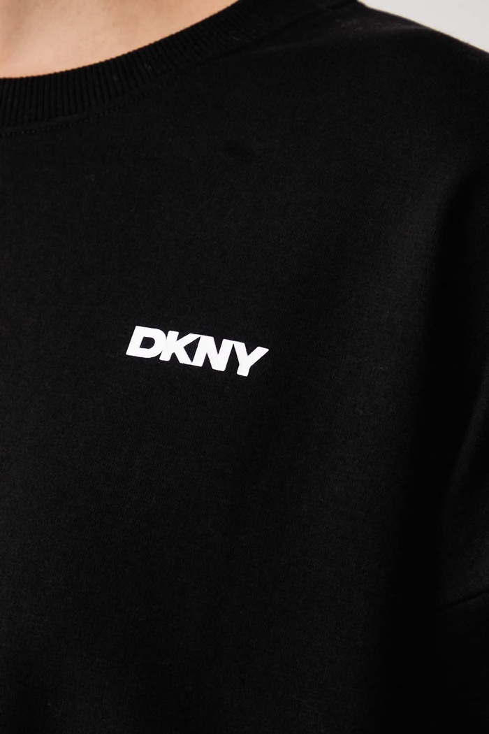 Piżama damska z bawełną DKNY czarny YI80125