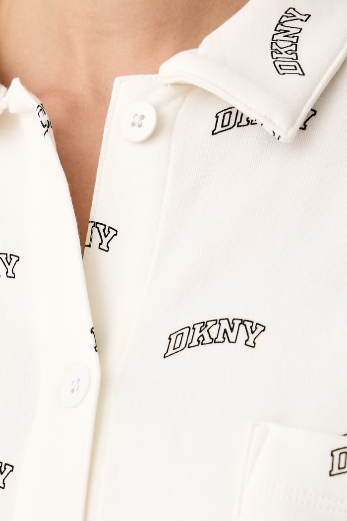 DKNY Piżama dwuczęściowa damska z bawełną YI90125