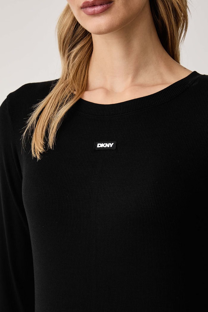 Odzież DKNY Koszula nocna damska z wiskozy YI00136 czarny