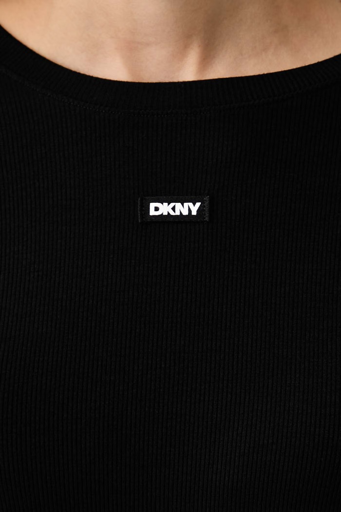Piżama damska z wiskozy DKNY czarny YI80136