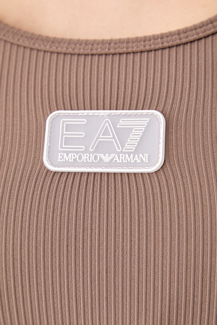 Biustonosz sportowy EA7 Emporio Armani brązowy AF15721.7W001337