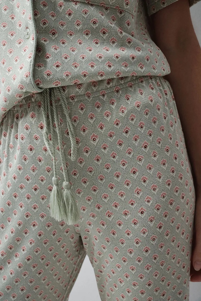 Piżama dwuczęściowa damska women'secret zielony 3794109