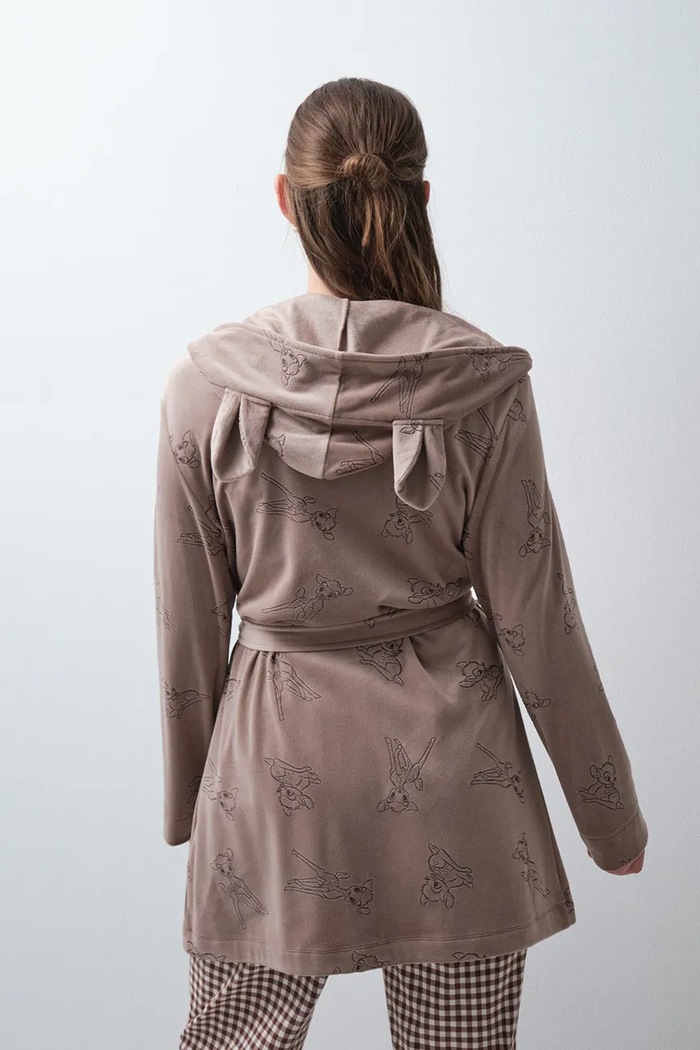 women'secret Szlafrok damski 4414342 brązowy AW26