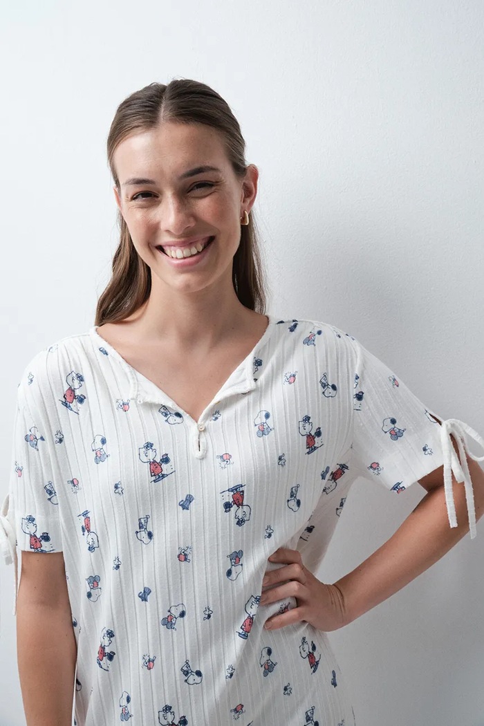 Koszula piżamowa damska women'secret 4444825 biały