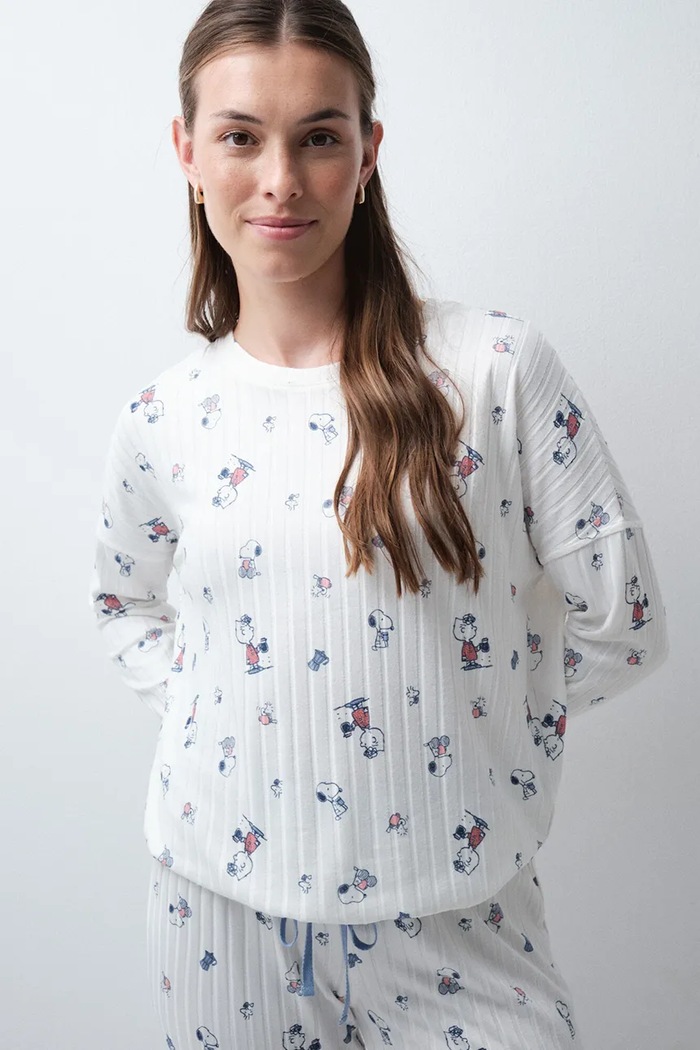 Odzież women'secret Piżama dwuczęściowa damska 3134127 biały
