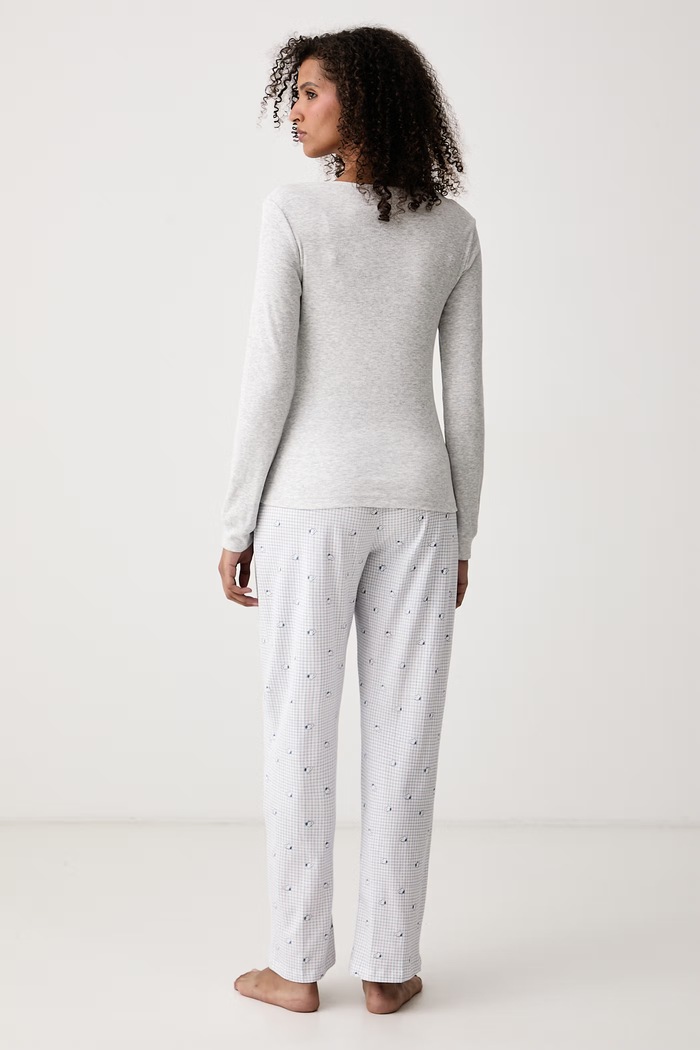Piżama dwuczęściowa damska women'secret 3134075 szary