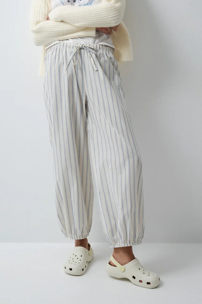 women'secret Spodnie piżamowe damskie bawełniane beżowy 3704547