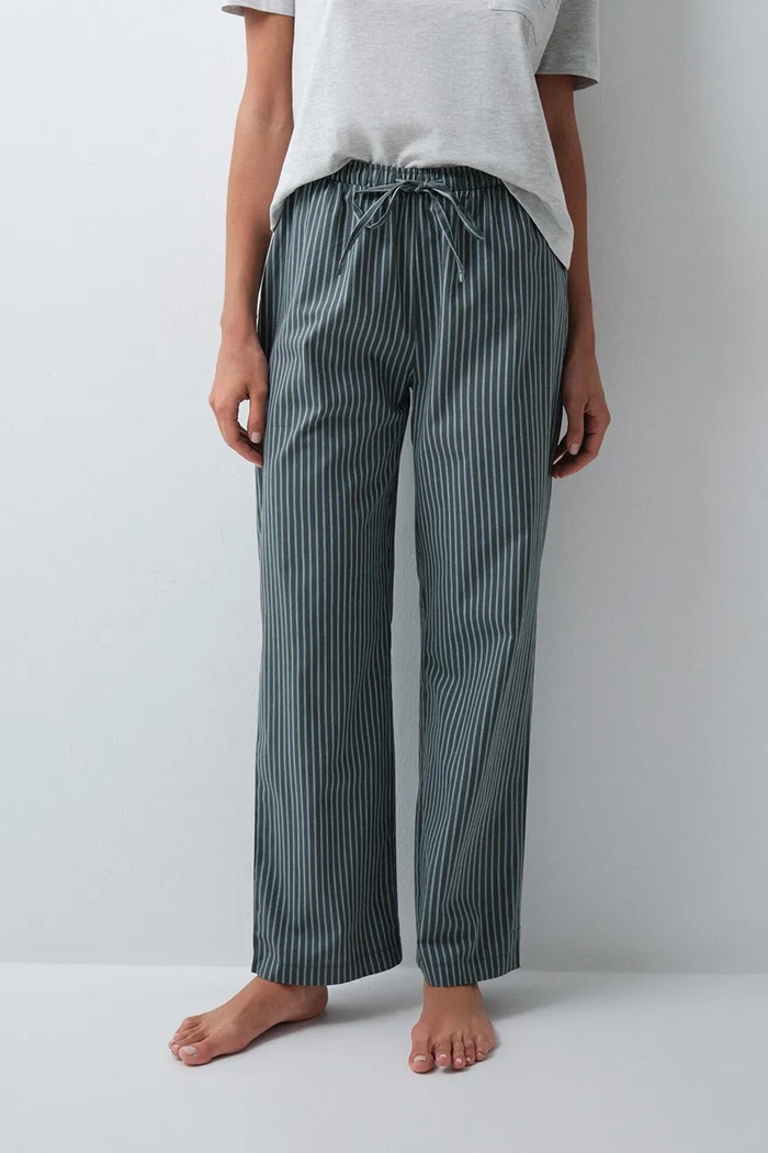 women'secret Spodnie piżamowe damskie bawełniane niebieski 3704545