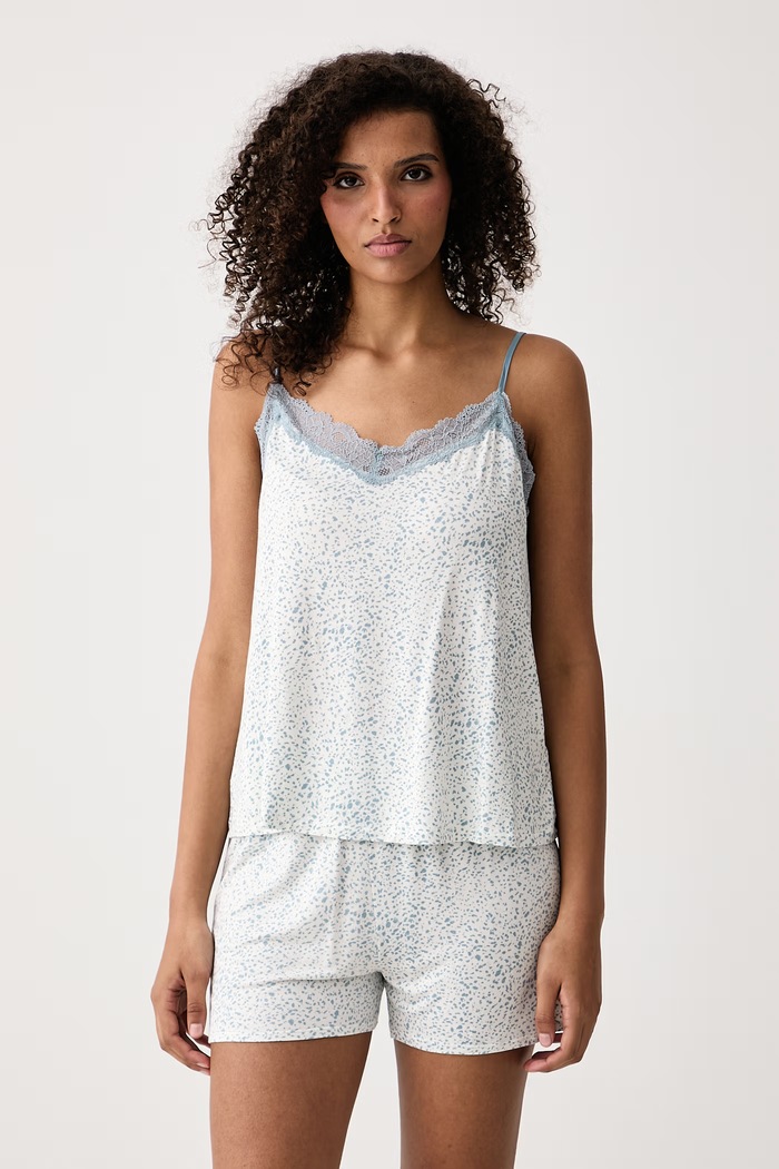women'secret Dvoudílné pyžamo dámské s viskózou 4754189 modrá AW26
