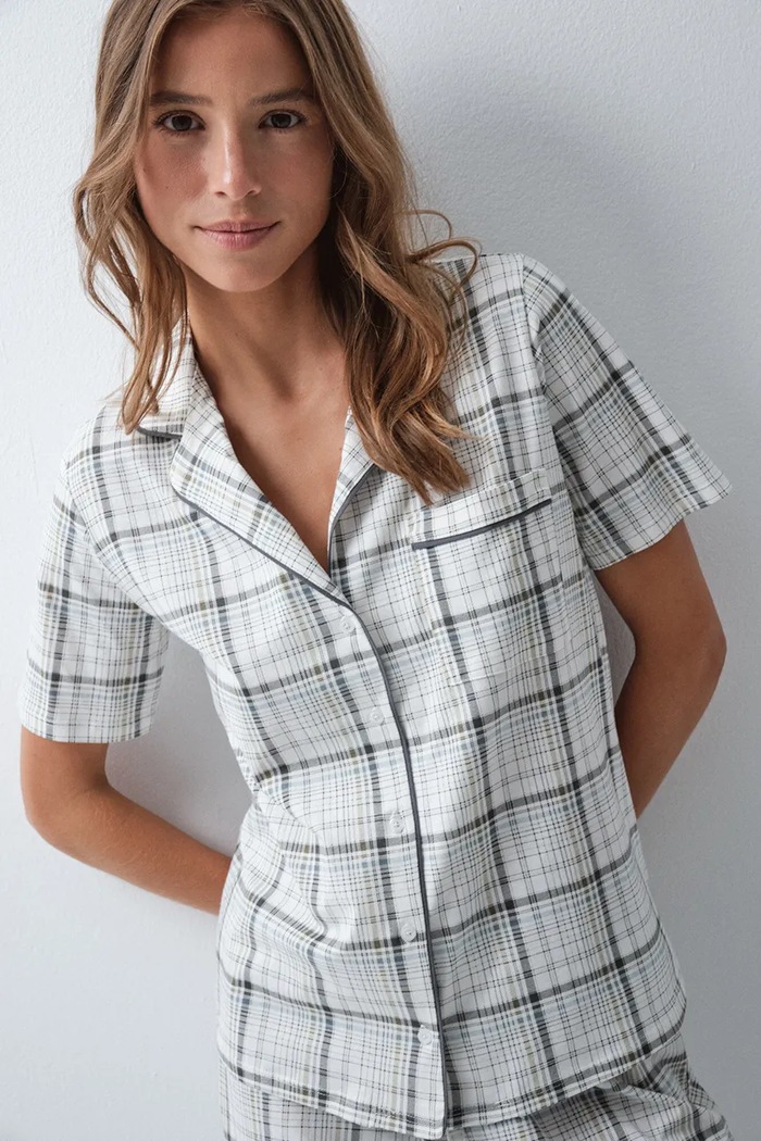 Odzież women'secret Piżama dwuczęściowa damska bawełniana 3794105 beżowy