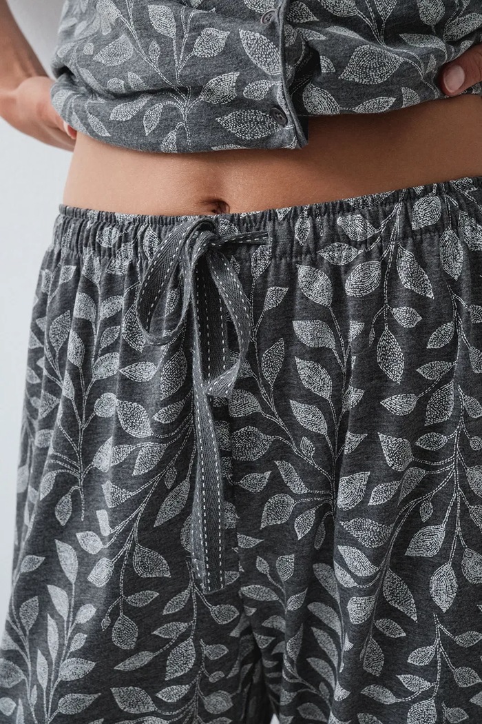 Piżama dwuczęściowa damska women'secret szary 3794106