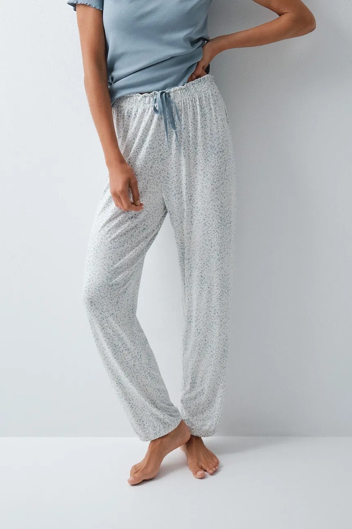 women'secret Spodnie piżamowe damskie beżowy 3704552