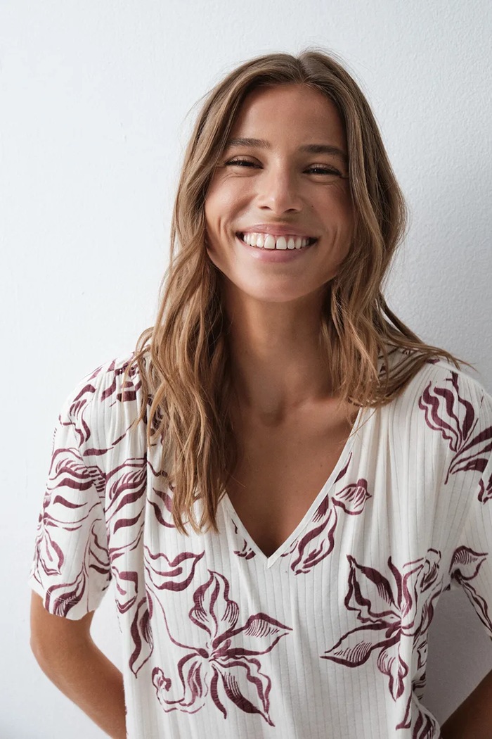 Piżama dwuczęściowa damska z wiskozy women'secret 3594756 beżowy