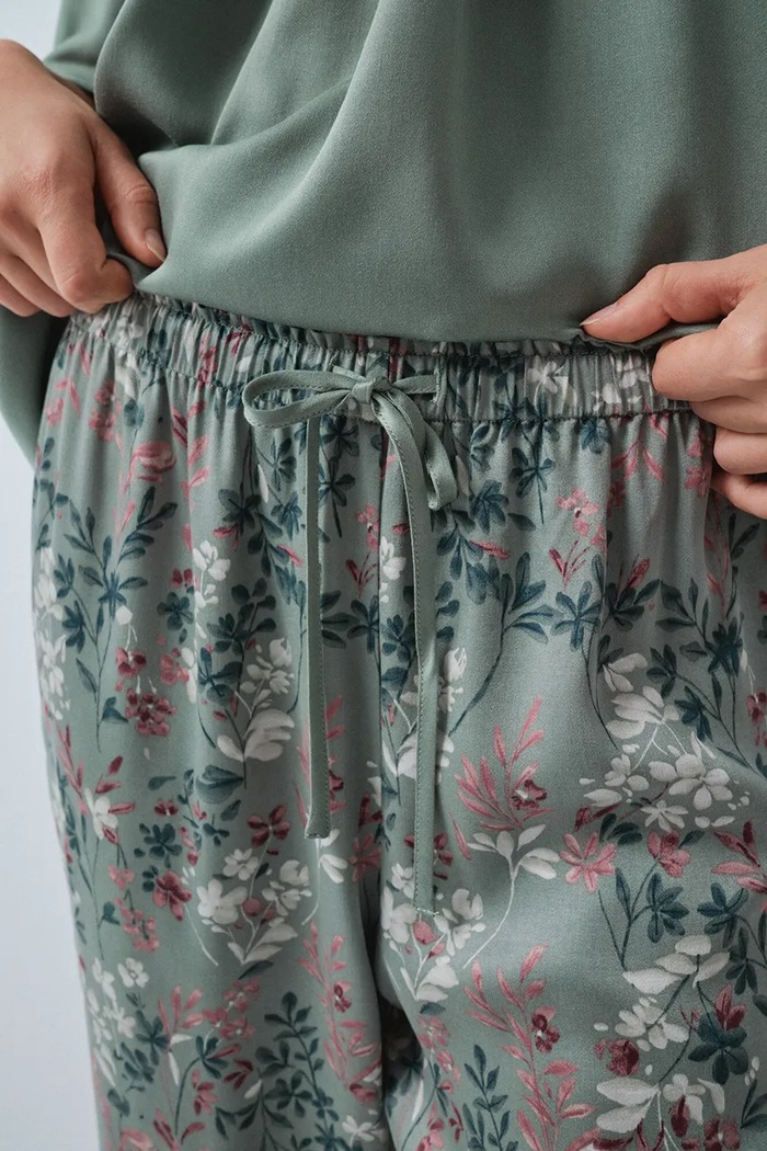 Piżama dwuczęściowa damska z wiskozy women'secret zielony 3594750
