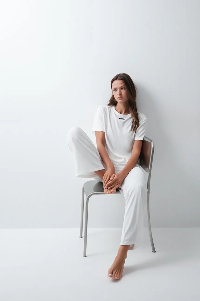 Piżama dwuczęściowa damska women'secret biały 4754188