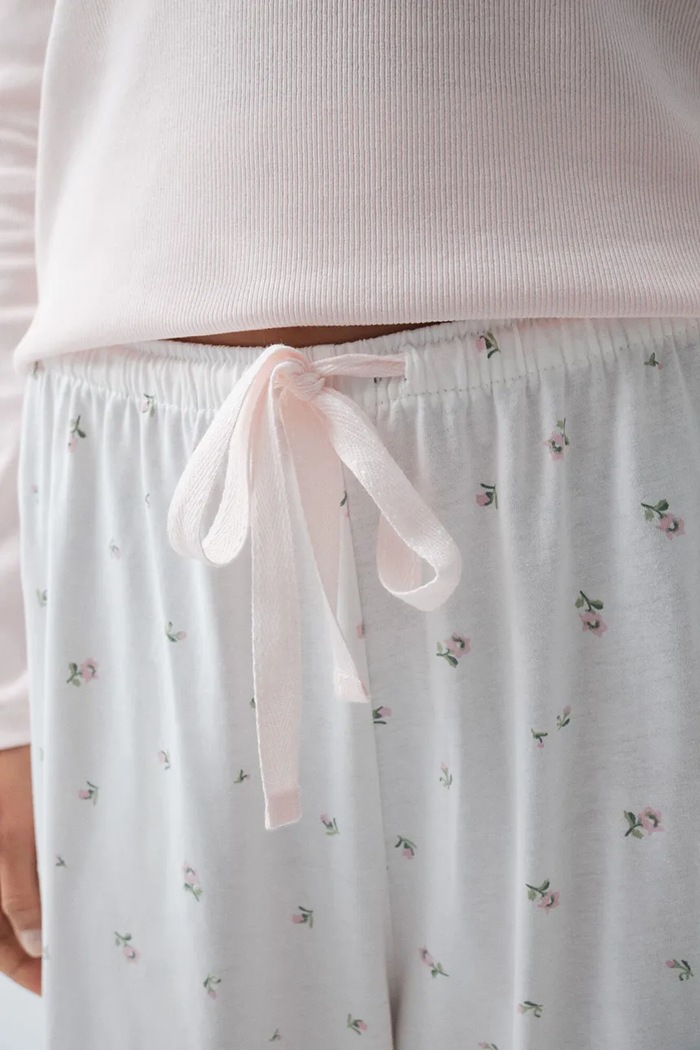 Piżama dwuczęściowa damska z bawełną women'secret beżowy 3594739