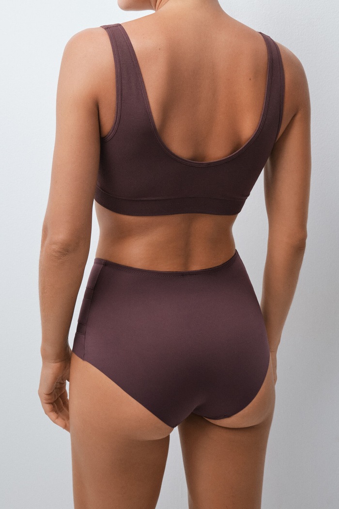women'secret Figi damskie 4214255 brązowy AW26