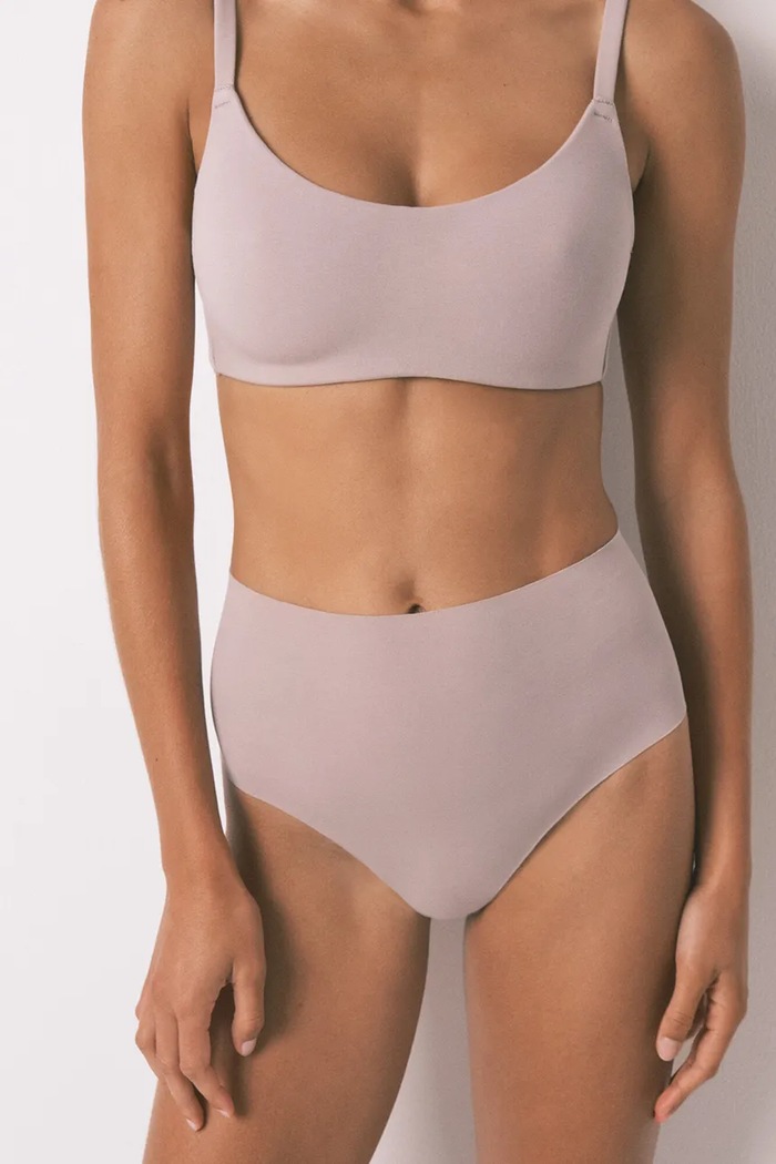 women'secret Figi damskie z bawełną fioletowy 5691566