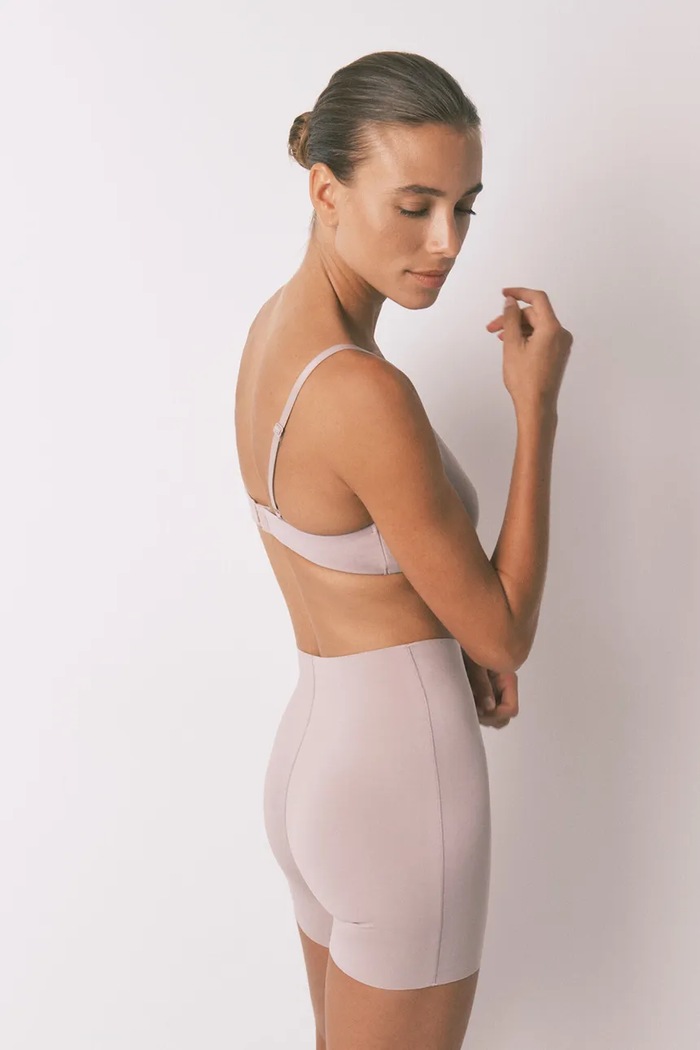 Odzież women'secret Bokserki dopasowane damskie z bawełną 5691565 fioletowy