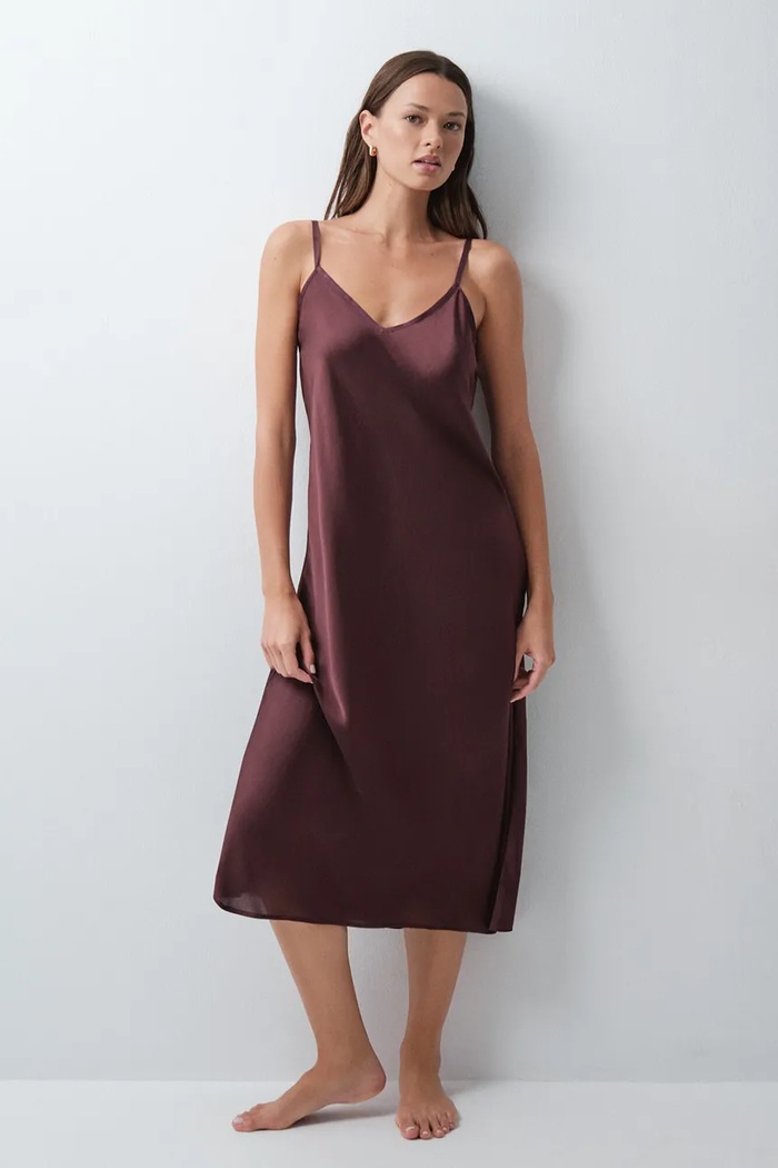 women'secret Nočná košieľka dámska burgundské 4364669