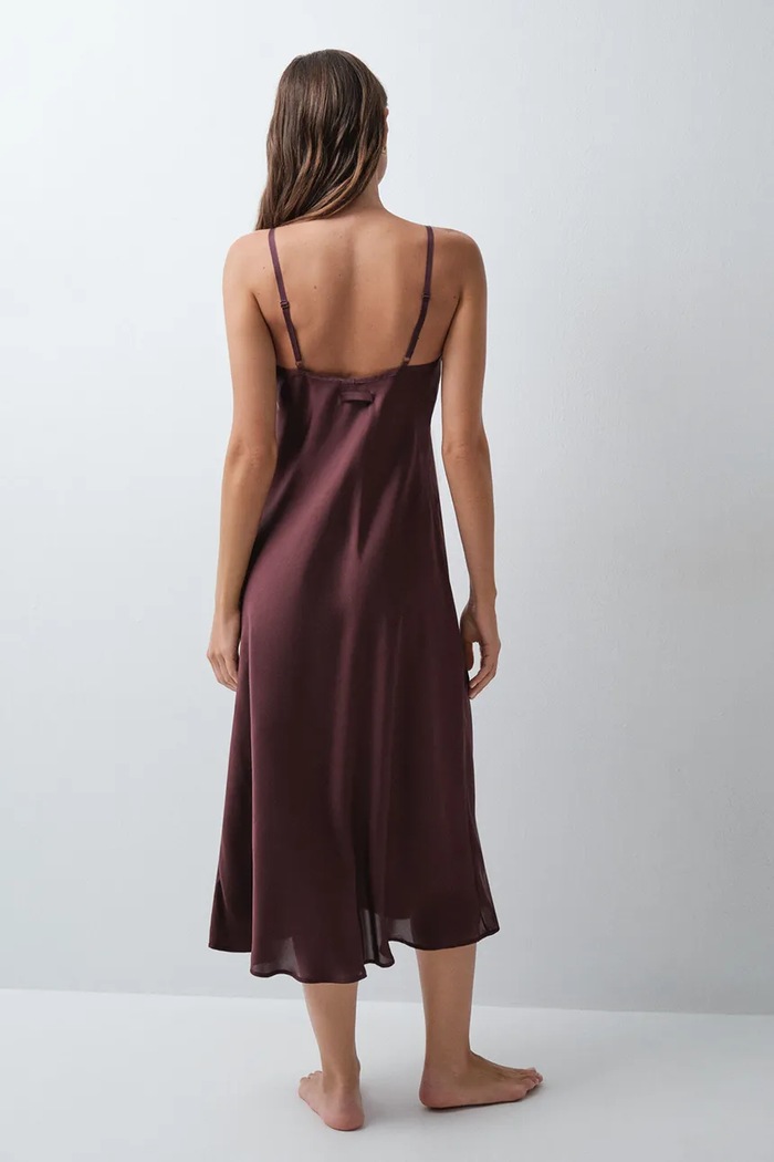 women'secret Nočná košieľka dámska 4364669 burgundské AW26