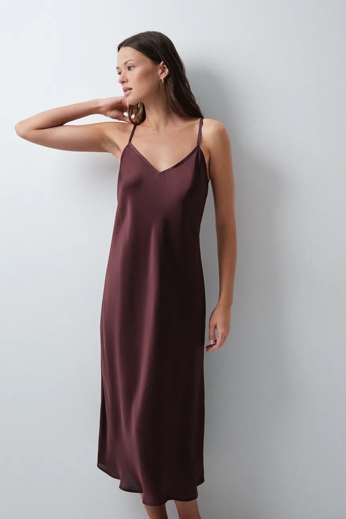 Oblečenie women'secret Nočná košieľka dámska 4364669 burgundské