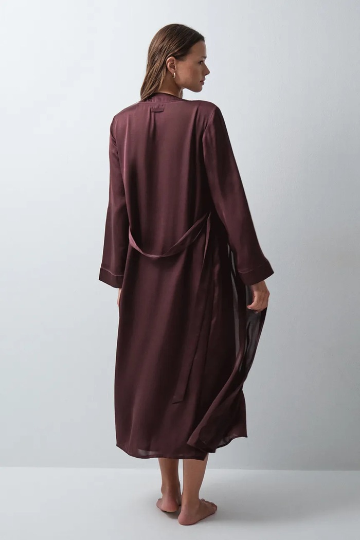 women'secret Szlafrok damski 4684187 bordowy AW26