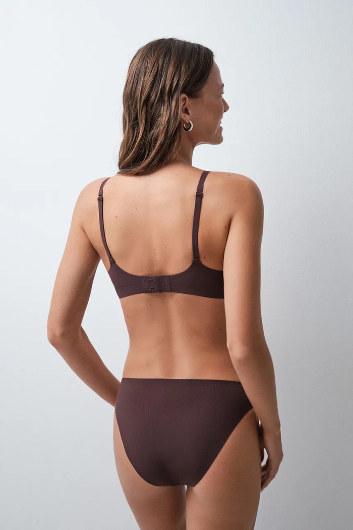 Odzież women'secret Figi damskie 4214302 bordowy
