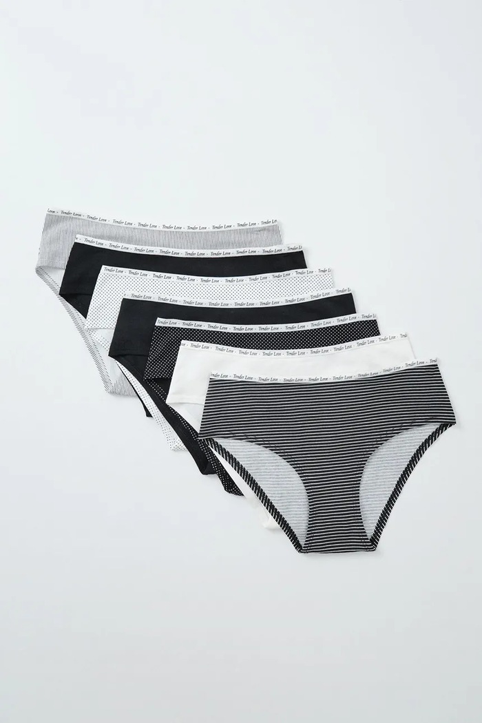 women'secret Figi damskie z bawełną 7-pack multicolor 4934584