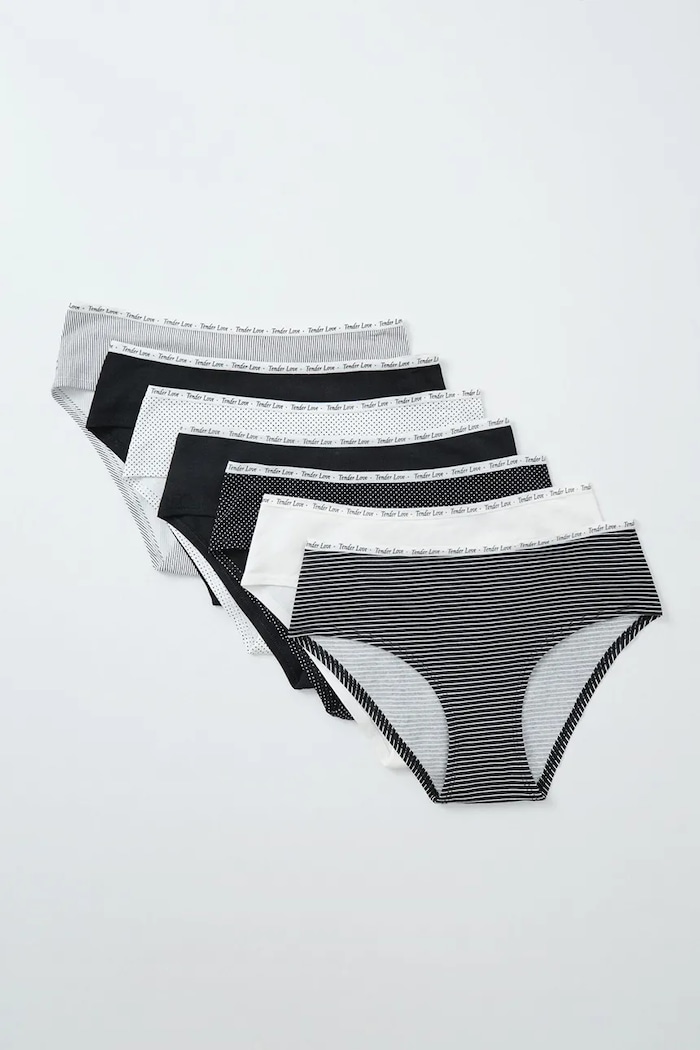 women'secret Donje rublje za žene s pamukom 7-pack šarena 4934584