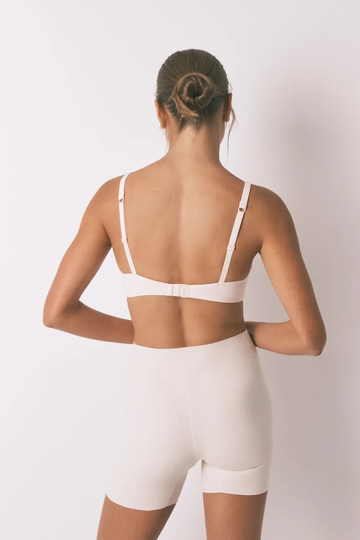 Odzież women'secret Majtki bezszwowe damskie z bawełną 5691567 beżowy