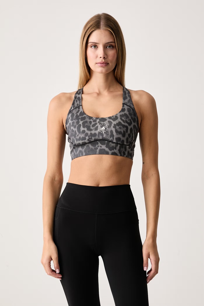 adidas by Stella McCartney Спортивний бюстгальтер сірий KG3215