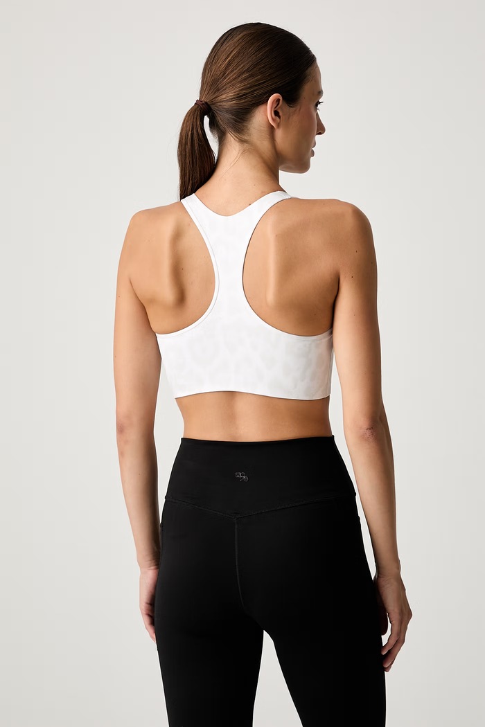 Odzież adidas by Stella McCartney biustonosz sportowy KR6177 beżowy