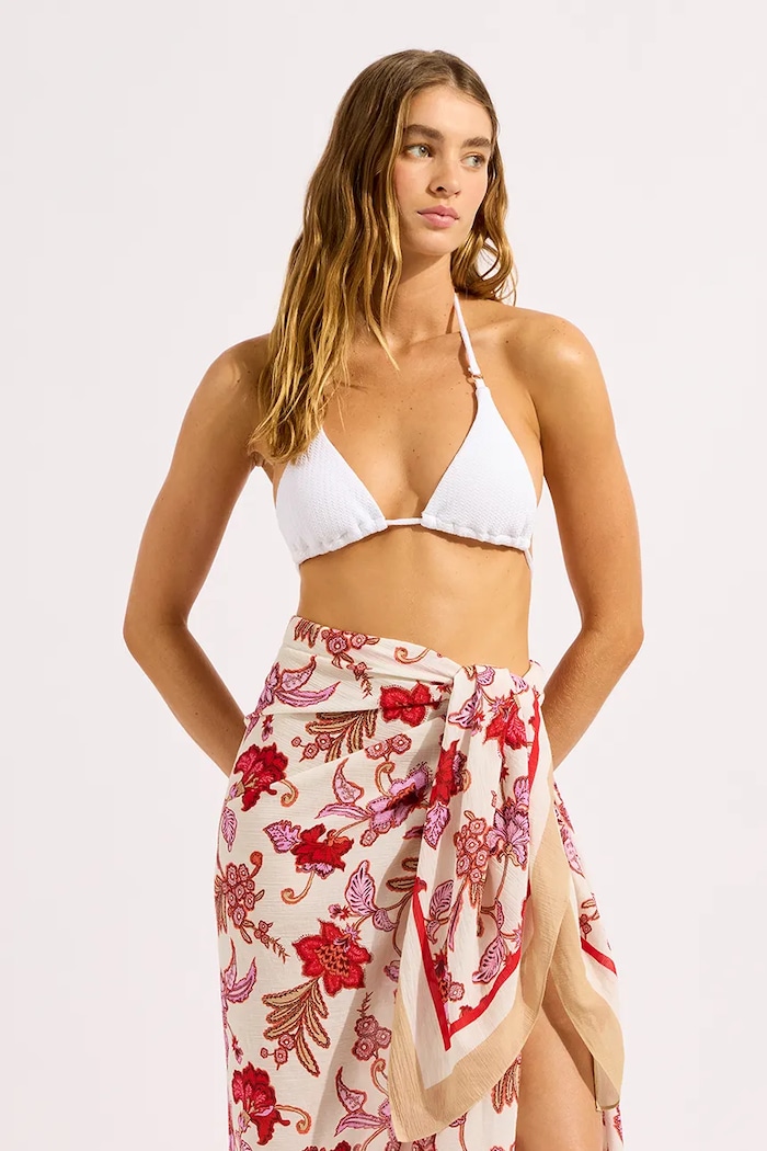 Odzież Seafolly pareo damskie Summer Chintz Sarong 55776.SG różowy