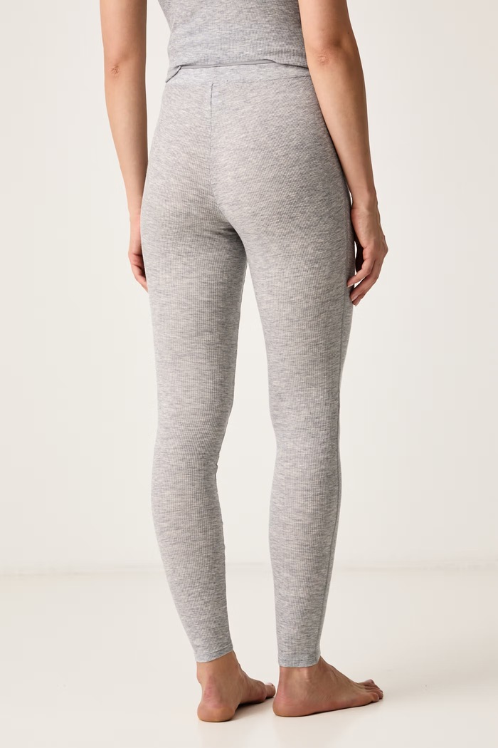 Odzież Chantelle Legginsy damskie wełniane Warm Radiance C1B8E3 szary