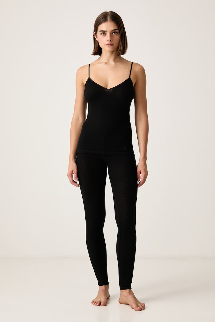 Chantelle Legginsy damskie wełniane Warm Radiance C1B8E3 czarny AW26
