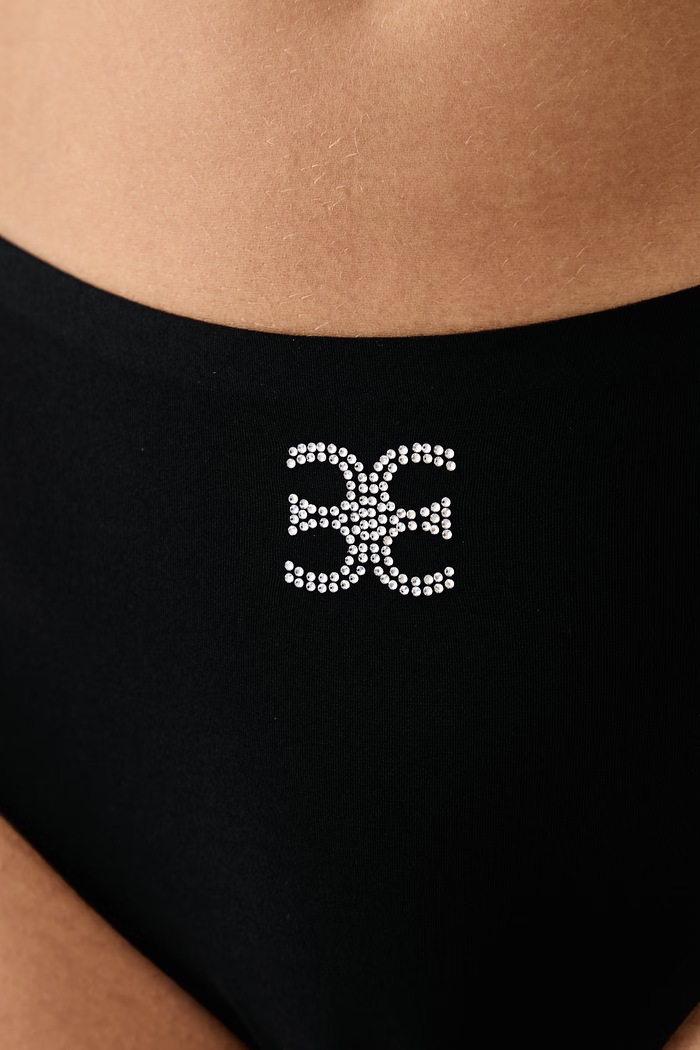 Odzież Chantelle Figi damskie Soft Stretch C11DB2 czarny