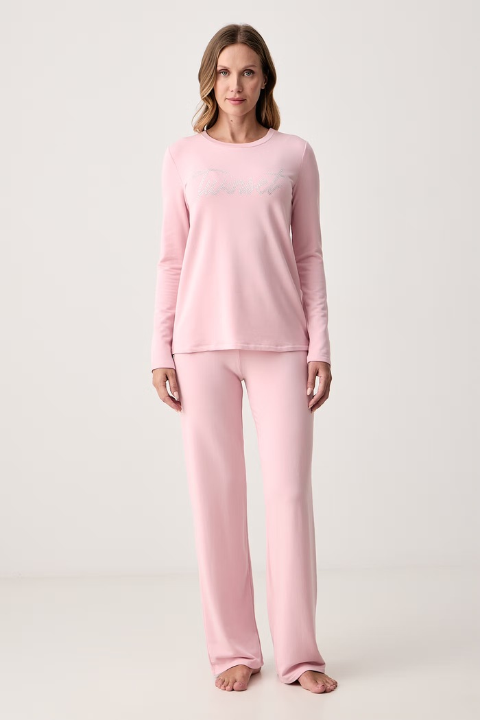 Twinset Dvojdielne pyžamo dámske s modalom ružová 262LI2RBB