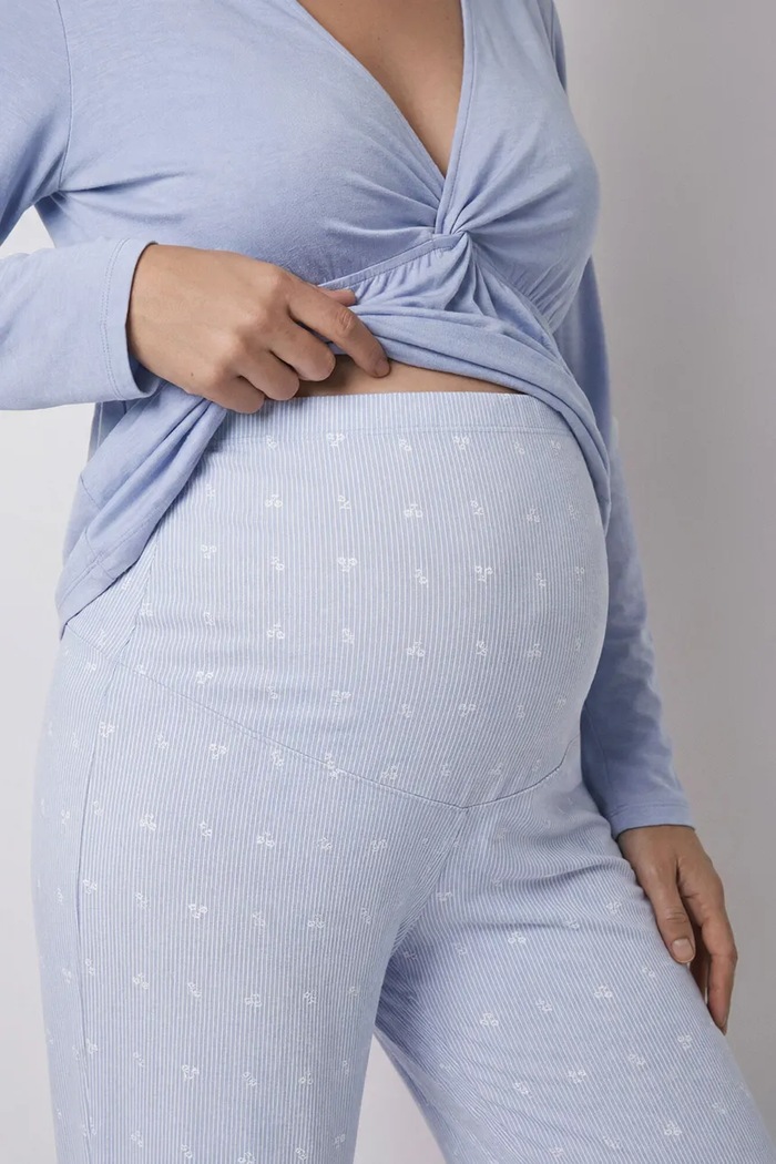 Одежда women'secret пижама из двух частей для женщин с вискозой 4464357 голубой
