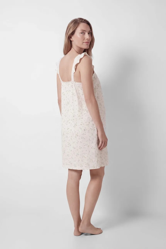 women'secret νυχτικό γυναικείο με βαμβάκι 3634151 μπεζ AW26
