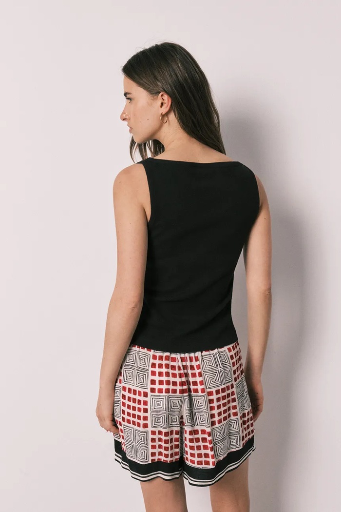 women'secret piżama damska z wiskozą 3134033 czarny AW26