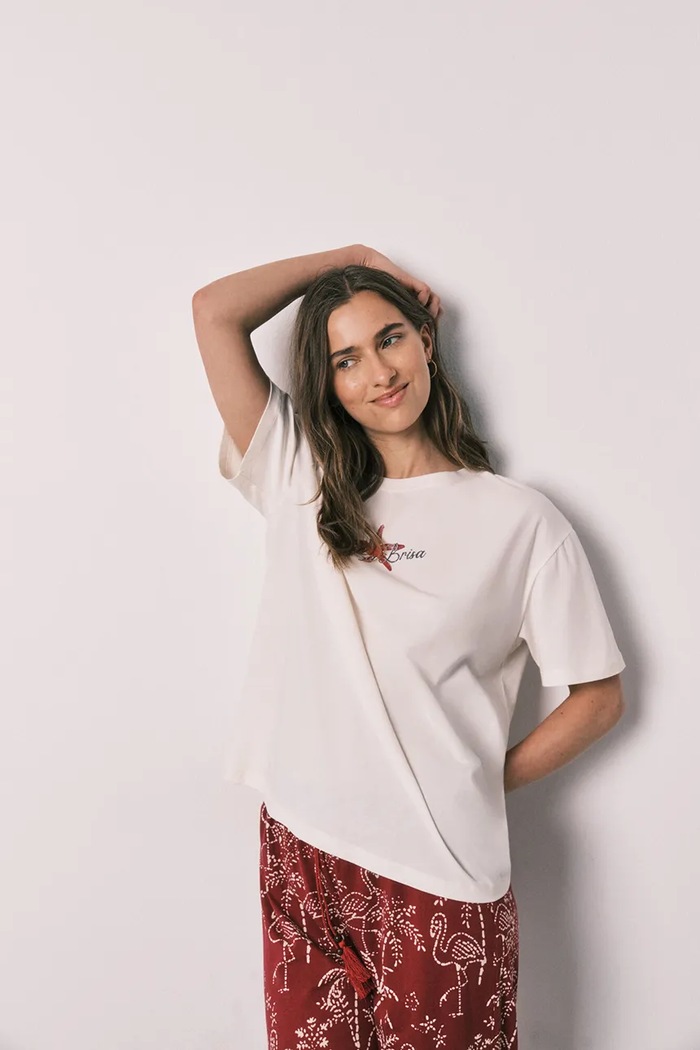 Odzież women'secret piżama damska bawełniana 3134032 beżowy