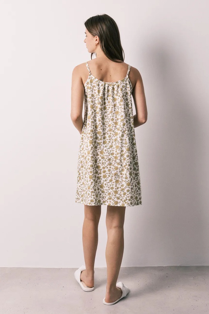 women'secret koszula nocna damska bawełniana 4364642 zielony AW26