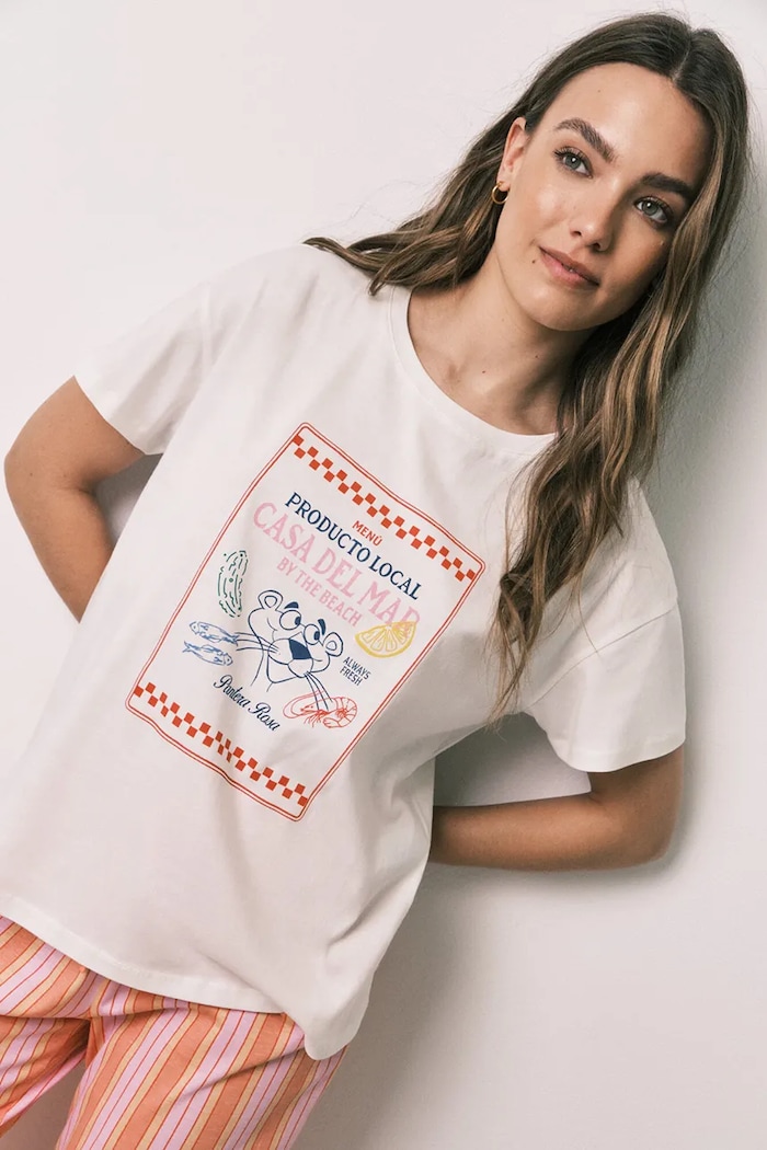 Odzież women'secret piżama damska bawełniana 3134038 różowy