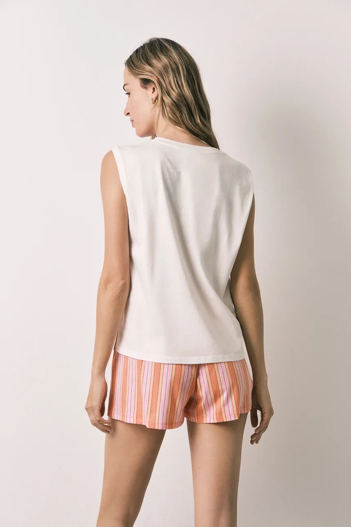 women'secret piżama dwuczęściowa damska bawełniana 3134036 różowy AW26