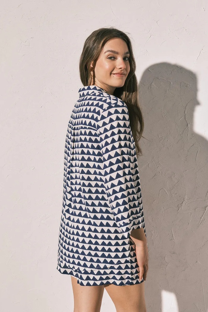 women'secret piżama dwuczęściowa damska z wiskozy 4854048 granatowy AW26